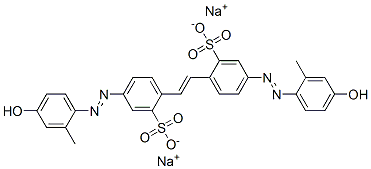 50814-29-4,disodium 4,4'-bis[(4-hydroxy-2-methylphenyl)azo]stilbene-2,2'-disulphonate