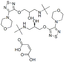 50929-98-1,(R)-bis[3-[3-(tert-butylamino)-2-hydroxypropoxy]-4-morpholino-1,2,5-thiadiazole] maleate