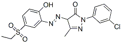 50978-79-5,2-(3-chlorophenyl)-4-[[5-(ethylsulphonyl)-2-hydroxyphenyl]azo]-2,4-dihydro-5-methyl-3H-pyrazol-3-one