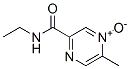 51037-29-7,Pyrazinecarboxamide, N-ethyl-5-methyl-, 4-oxide (9CI)