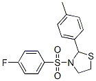 510733-61-6,Thiazolidine, 3-[(4-fluorophenyl)sulfonyl]-2-(4-methylphenyl)- (9CI)