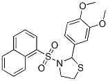 510733-64-9,Thiazolidine, 2-(3,4-dimethoxyphenyl)-3-(1-naphthalenylsulfonyl)- (9CI)