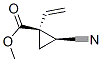 51171-66-5,Cyclopropanecarboxylic acid, 2-cyano-1-ethenyl-, methyl ester, cis- (9CI)