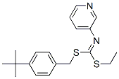 51308-53-3,(4-(1,1-Dimethylethyl)phenyl)methyl ethyl 3-pyridinylcarbonimidodithioate