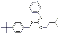 51308-70-4,S-((4-(1,1-Dimethylethyl)phenyl)methyl)O-(3-methylbutyl)-3-pyridinylcarbonimidothioate