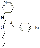 51308-79-3,S-((4-Bromophenyl)methyl) O-butyl-3-pyridinylcarbonimidothioate