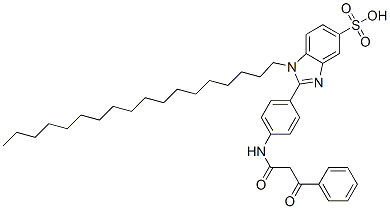 5149-72-4,2-[4-[(1,3-dioxo-3-phenylpropyl)amino]phenyl]-1-octadecyl-1H-benzimidazole-5-sulphonic acid