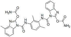 51543-98-7,Dimethyl (4-methyl-1,3-phenylenebis(iminocarbonyl-1H-benzimidazole-1,2-diyl))biscarbamate