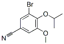 515848-62-1,3-Bromo-4-isopropoxy-5-methoxybenzonitrile