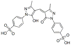 51596-04-4,p-[4,5-dihydro-4-[[5-hydroxy-3-methyl-1-(4-sulphophenyl)-1H-pyrazol-4-yl]methylene]-3-methyl-5-oxo-1H-pyrazol-1-yl]benzenesulphonic acid