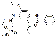 5165-82-2,sodium 2-[3-(4-benzamido-2,5-diethoxyphenyl)-1-methyl-2-triazen-]ethanesulphonate