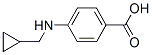 518336-13-5,Benzoic acid, 4-[(cyclopropylmethyl)amino]- (9CI)