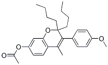 5188-50-1,[2,2-dibutyl-3-(4-methoxyphenyl)-4-methyl-chromen-7-yl] acetate