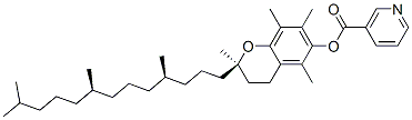 51898-34-1,[2R*(4R*,8R*)]-(+/-)-3,4-Dihydro-2,5,7,8-tetramethyl-2-(4,8,12-trimethyltridecyl)-2H-1-benzopyran-6-yl nicotinate