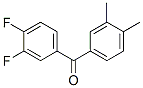 518993-32-3,3,4-DIFLUORO-3',4'-DIMETHYLBENZOPHENONE