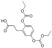 51944-00-4,3-[2,5-bis(ethoxycarbonyloxy)phenyl]propanoic acid