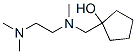 52065-65-3,Cyclopentanol, 1-[[[2-(dimethylamino)ethyl]methylamino]methyl]- (9CI)