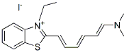 52231-50-2,2-[(1E,3E,5E)-6-(DIMETHYLAMINO)HEXA-1,3,5-TRIENYL]-3-ETHYL-1,3-BENZOTHIAZOL-3-IUM IODIDE