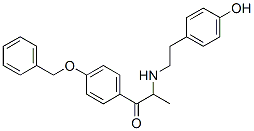 52446-73-8,2-[[2-(4-HYDROXYPHENYL)ETHYL]AMINO]-1-[4-(PHENYLMETHOXY)PHENYL]-1-PROPANONE