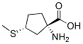 52474-46-1,Cyclopentanecarboxylic acid, 1-amino-3-(methylthio)-, trans- (9CI)