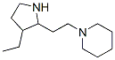524918-19-2,Piperidine, 1-[2-(3-ethyl-2-pyrrolidinyl)ethyl]- (9CI)