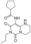 524944-76-1,Cyclopentanecarboxamide,  N-(1,3,4,6,7,8-hexahydro-6,8-dioxo-7-propyl-2H-pyrimido[1,6-a]pyrimidin-9-yl)-