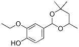52514-67-7,2-ethoxy-4-(4,4,6-trimethyl-1,3-dioxan-2-yl)phenol