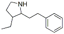 525537-33-1,Pyrrolidine, 3-ethyl-2-(2-phenylethyl)- (9CI)