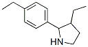 525537-54-6,Pyrrolidine, 3-ethyl-2-(4-ethylphenyl)- (9CI)