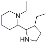 525538-00-5,Piperidine, 1-ethyl-2-(3-ethyl-2-pyrrolidinyl)- (9CI)