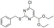 525559-14-2,2-BENZYLSULFANYL-4-CHLORO-6-DIETHOXYMETHYL-PYRIMIDINE