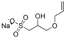 52556-42-0,3-ALLYLOXY-2-HYDROXY-1-PROPANESULFONIC ACID, SODIUM SALT