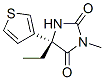 525600-07-1,2,4-Imidazolidinedione,5-ethyl-3-methyl-5-(3-thienyl)-,(5S)-(9CI)