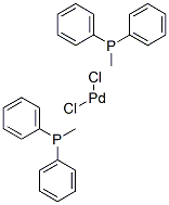 52611-08-2,DICHLOROBIS(METHYLDIPHENYLPHOSPHINE)PALLADIUM(II)