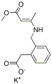 52786-76-2,potassium [2-[[(3-methoxy-1-methyl-3-oxoprop-1-enyl)amino]methyl]phenyl]acetate