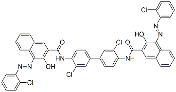 5280-74-0,N,N'-(3,3'-dichloro[1,1'-biphenyl]-4,4'-diyl)bis[4-[(2-chlorophenyl)azo]-3-hydroxynaphthalene-2-carboxamide]