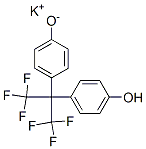 52870-69-6,potassium p-[2,2,2-trifluoro-1-(p-hydroxyphenyl)-1-(trifluoromethyl)ethyl]phenolate