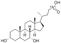 52918-92-0,CHENODEOXYCHOLIC ACID-24-13C