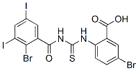 530128-57-5,5-BROMO-2-[[[(2-BROMO-3,5-DIIODOBENZOYL)AMINO]THIOXOMETHYL]AMINO]-BENZOIC ACID