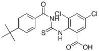 530131-03-4,3,5-DICHLORO-2-[[[[4-(1,1-DIMETHYLETHYL)BENZOYL]AMINO]THIOXOMETHYL]AMINO]-BENZOIC ACID