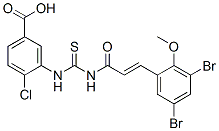 530131-47-6,4-CHLORO-3-[[[[3-(3,5-DIBROMO-2-METHOXYPHENYL)-1-OXO-2-PROPENYL]AMINO]THIOXOMETHYL]AMINO]-BENZOIC ACID