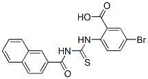 530131-95-4,5-BROMO-2-[[[(2-NAPHTHALENYLCARBONYL)AMINO]THIOXOMETHYL]AMINO]-BENZOIC ACID