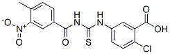 530137-78-1,2-CHLORO-5-[[[(4-METHYL-3-NITROBENZOYL)AMINO]THIOXOMETHYL]AMINO]-BENZOIC ACID