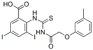 530138-79-5,3,5-DIIODO-2-[[[[(3-METHYLPHENOXY)ACETYL]AMINO]THIOXOMETHYL]AMINO]-BENZOIC ACID