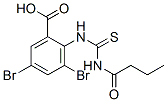 530139-20-9,3,5-DIBROMO-2-[[[(1-OXOBUTYL)AMINO]THIOXOMETHYL]AMINO]-BENZOIC ACID