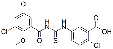 530148-02-8,2-CHLORO-5-[[[(3,5-DICHLORO-2-METHOXYBENZOYL)AMINO]THIOXOMETHYL]AMINO]-BENZOIC ACID