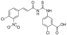 530152-91-1,2-CHLORO-5-[[[[3-(4-CHLORO-3-NITROPHENYL)-1-OXO-2-PROPENYL]AMINO]THIOXOMETHYL]AMINO]-BENZOIC ACID
