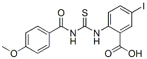 530153-14-1,5-IODO-2-[[[(4-METHOXYBENZOYL)AMINO]THIOXOMETHYL]AMINO]-BENZOIC ACID