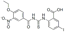 530153-22-1,2-[[[(4-ETHOXY-3-NITROBENZOYL)AMINO]THIOXOMETHYL]AMINO]-5-IODO-BENZOIC ACID