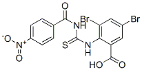 530154-01-9,3,5-DIBROMO-2-[[[(4-NITROBENZOYL)AMINO]THIOXOMETHYL]AMINO]-BENZOIC ACID